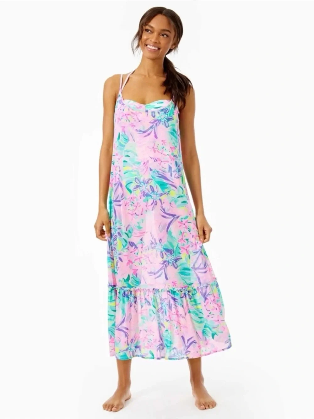 Lilly Pulitzer Winni Maxi Swim Cover-Up